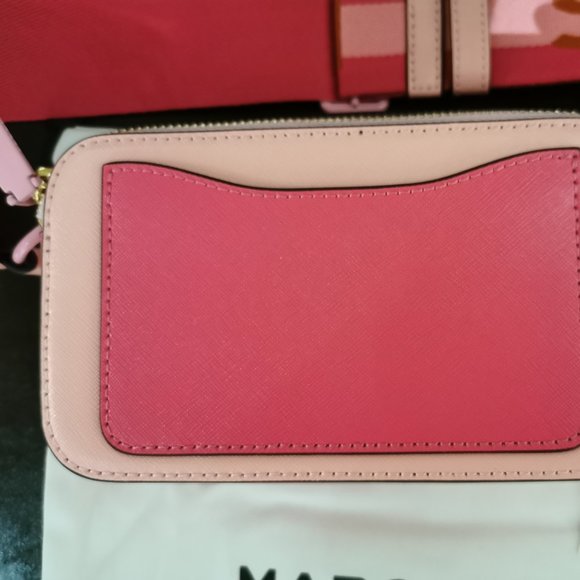 Marc Jacobs the SNAPSHOT Crossbody Pink Bag Rose - Picture 8 of 11